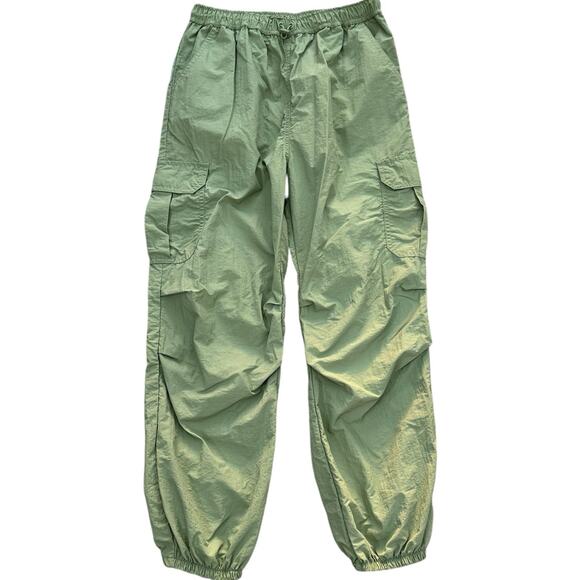 ART CLASS GIRLS Green Cargo Nylon Joggers XL/14 NWOT - Picture 1 of 6